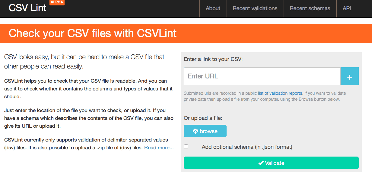 How To Check If A CSV File Is Valid OpenCity